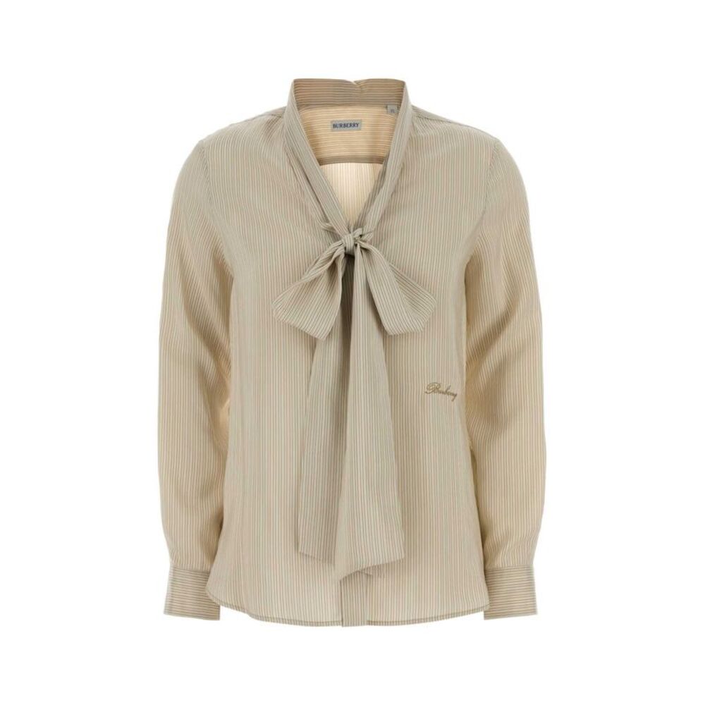 Burberry Women Embroidered Silk Shirt